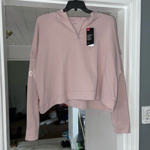 Under Armour crop half zip hoodie